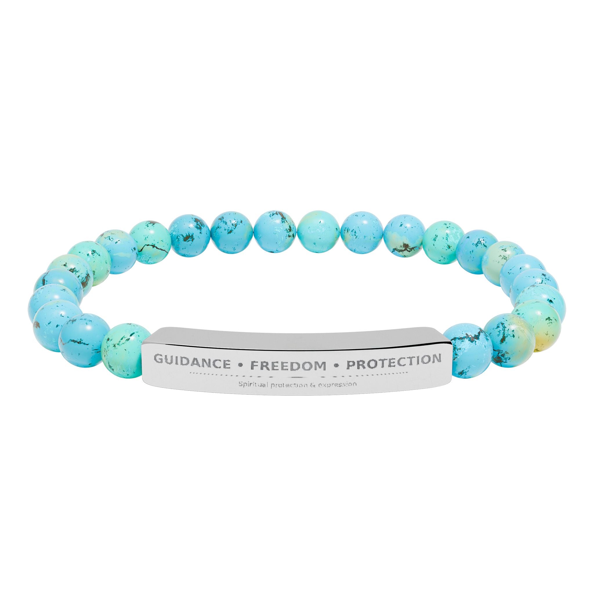Turquoise Natural Stone Stretch Barcelet
