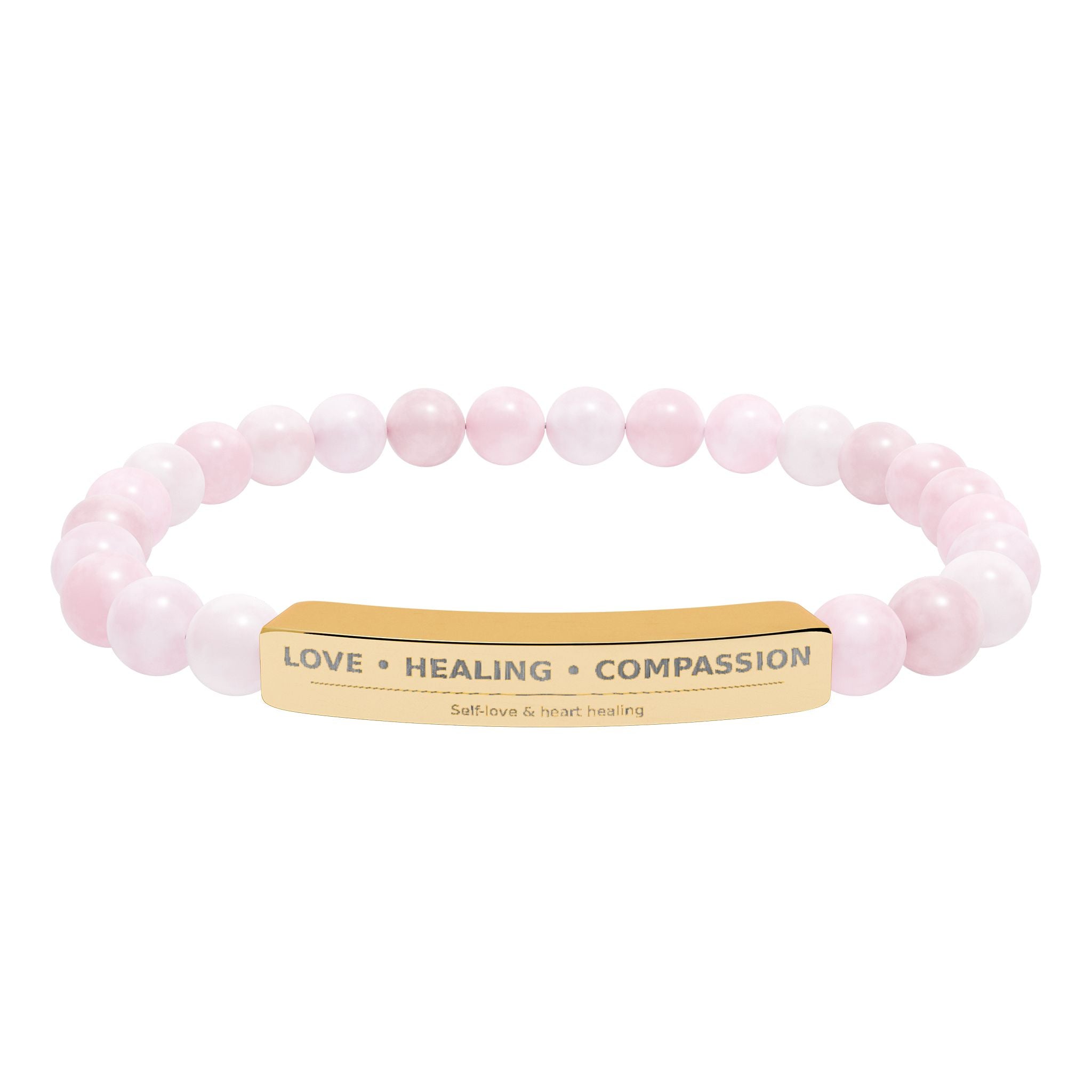 Rose Quartz Natural Stone Stretch Bracelet