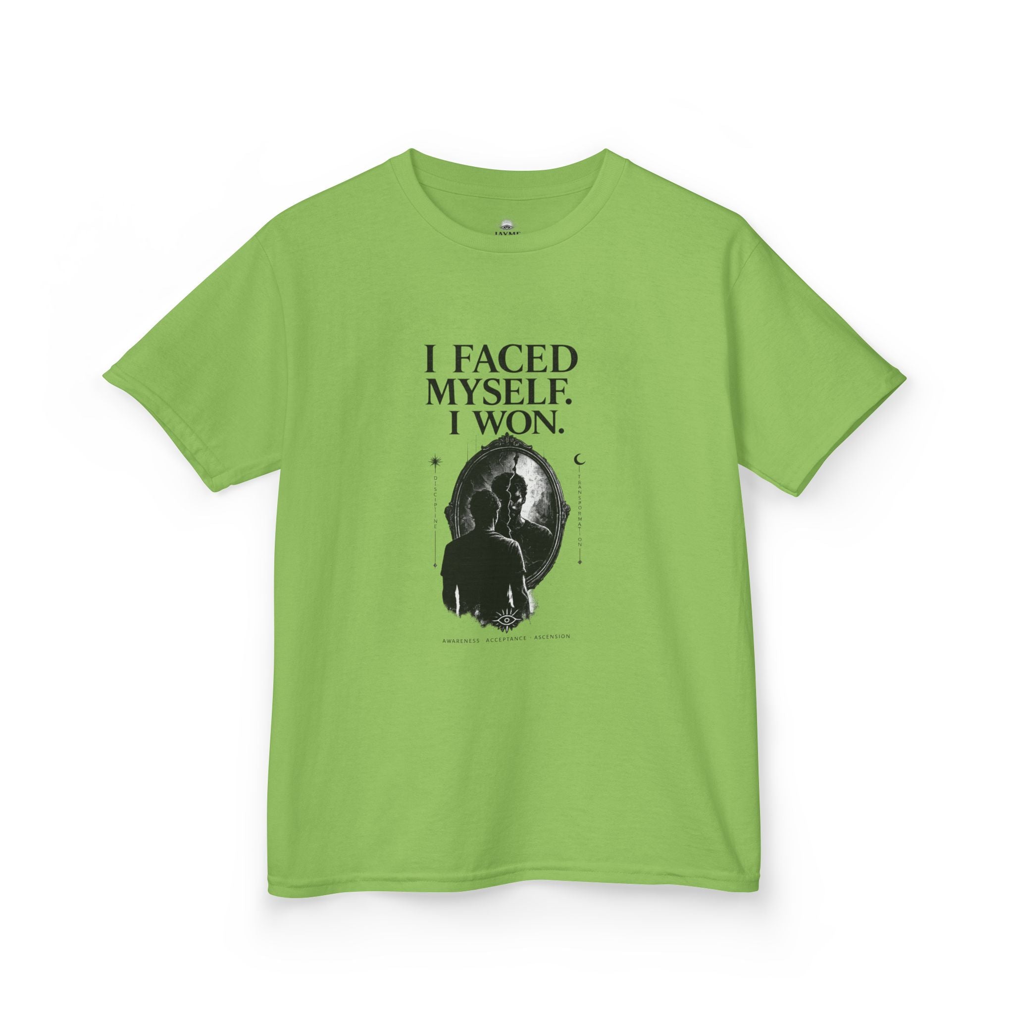 I Faced Myself, I Won Motivational T-Shirt Kids Size