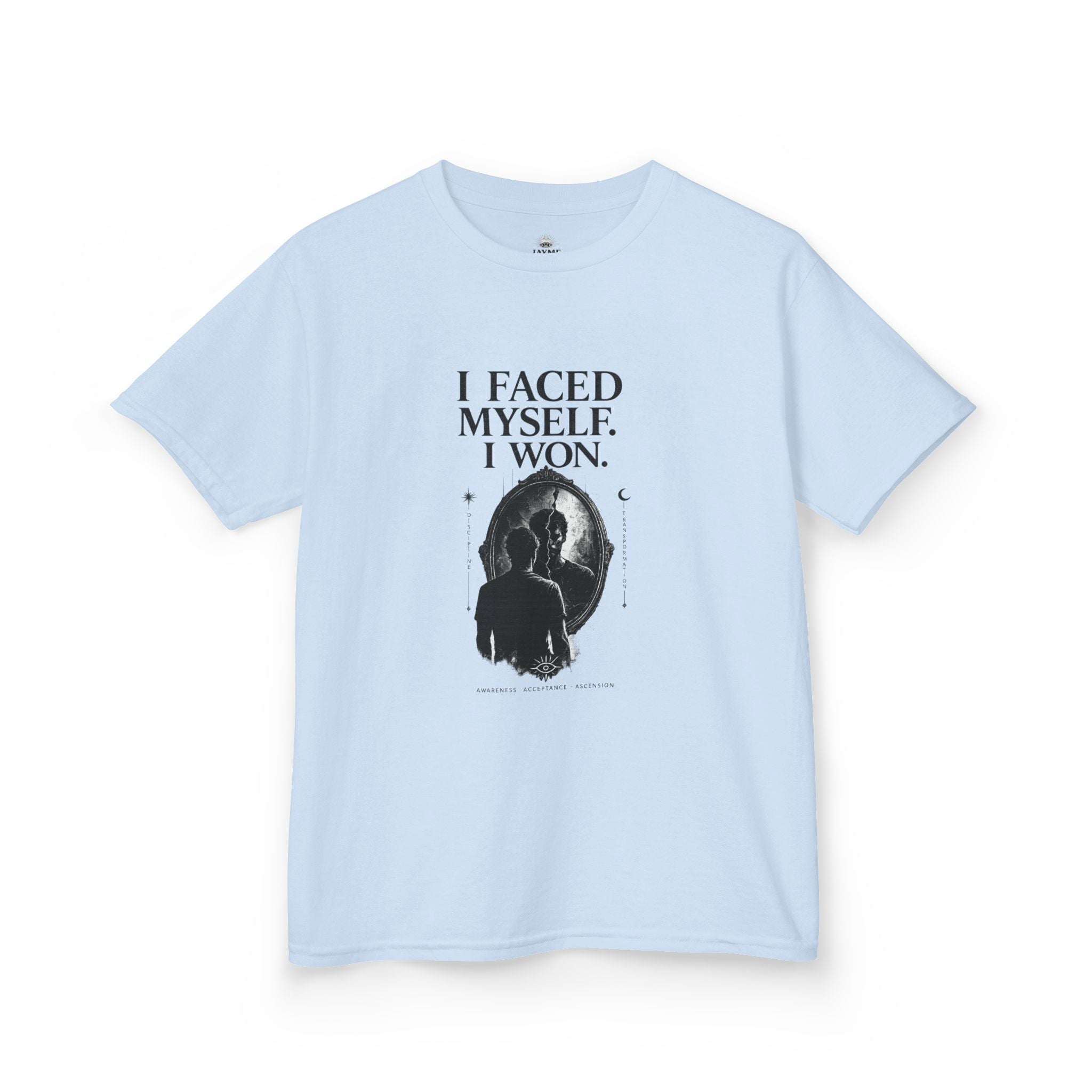 I Faced Myself, I Won Motivational T-Shirt Kids Size