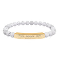 Howlite Natural Stone Stretch Bracelet