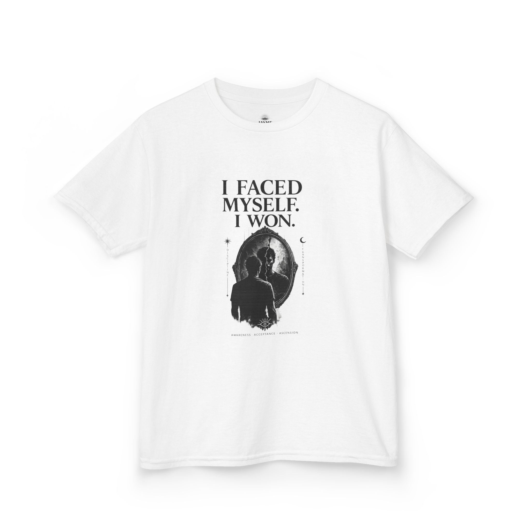 I Faced Myself, I Won Motivational T-Shirt Kids Size