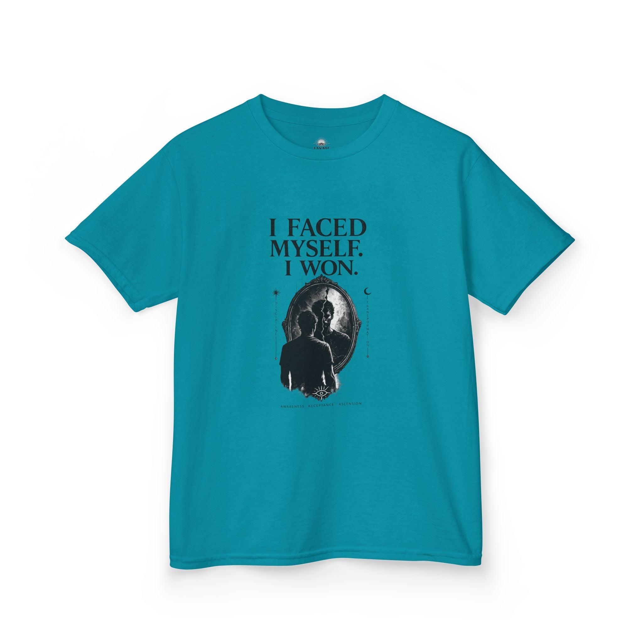 I Faced Myself, I Won Motivational T-Shirt Kids Size