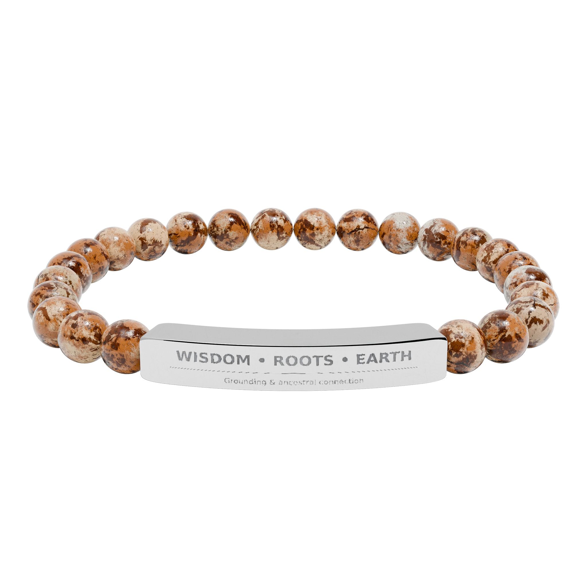 Picture Jasper Natural Stone Stretch Bracelet